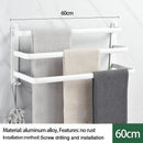 Axyaa Wall-mounted Triple-layer Towel Holder for Bathroom Storage