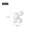 Axyaa Nordic White Vases | Pottery Vases for Living Room Decor | Porcelain Vases for Artificial Flowers