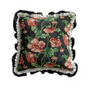 Axyaa Pastoral Style Jacquard Throw Pillowcase Set - Polyester Sofa Cushion Cover