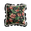 Axyaa Pastoral Jacquard Throw Pillowcase: Decorative Sofa Cushion Cover in Polyester