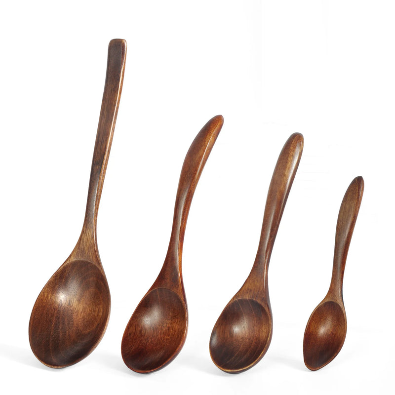 Axyaa Japanese Wooden Ramen Spoon - Versatile Household Tableware