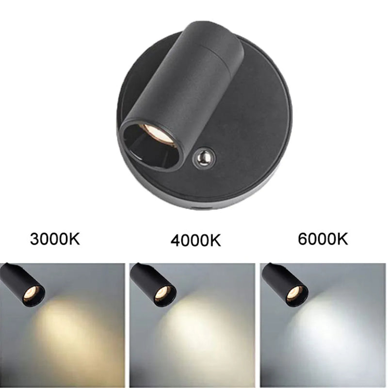 Axyaa Touch Wall Light - Dimmable LED Bedside Lamp