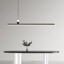 Axyaa French Wind Black LED Pendant Light for Bedroom, Living Room, and Restaurant