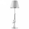 Axyaa Gun Lampshade Floor Lamps - Stylish LED Fixtures for Bedroom, Living Room, and more