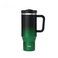 Axyaa Stainless Steel Thermal Water Bottle with Handle and Straw