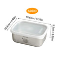 Axyaa Stainless Steel Food Storage Container: Sealed Fresh-Keeping Box, Large Capacity.