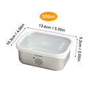 Axyaa Stainless Steel Food Storage Container: Sealed Fresh-Keeping Box, Large Capacity.