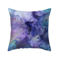 Axyaa Blue Purple Polyester Pillow Case Throw Pillow Cover
