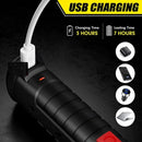 Axya COB Work Light: 360° Rotate, 4 Modes, USB Rechargeable, Magnetic Base