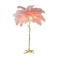 LED Feather Floor Lamp by Axyaa: Stylish Ostrich Ins Live Room Decor