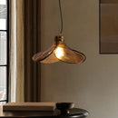 Axya Tawny Glass Pendant Lamp Retro Nostalgic Bedroom Dining Room Bar Desk Light