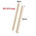 Axyaa Wooden Ice Cream Sticks 50/100pcs for DIY Crafts