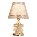 Golden Crystal Table Lamp - European Luxury Style - Axyaa Brand