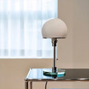 Axyaa Nordic Glass Hemisphere Desk Lamp with Dual-use Charging Feature