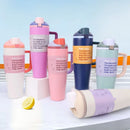 Axyaa 40oz Stainless Steel Vacuum Flask Sport Travel Mug with Handle