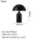 Axyaa Nordic Atollo Table Lamp Metal Shade Classic Desk Light