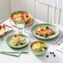 Axya Nymph Ceramic Tableware Set - Dinnerware for 4/8 Person