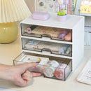 Axyaa Desktop Organizer Pen Holder Stationery Drawer Storage Student Box
