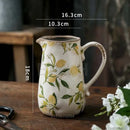 Axyaa Retro Nordic Ceramic Vase Hydroponic Plant Home Decoration Table Accessory