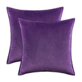 Axyaa Velvet Throw Pillow Cover Set for Sofa Bedroom, Modern Gift Pillowcase