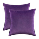 Axyaa Velvet Throw Pillow Cover Set for Sofa Bedroom, Modern Gift Pillowcase