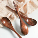 Axyaa Long Handle Wooden Ramen Spoon 3PCS Set