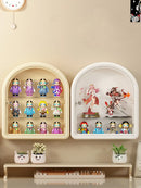Axyaa Transparent Dustproof Magnetic Suction Display Rack for Figurines and Collectibles