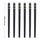 Axyaa Reusable Alloy Non-Slip Sushi Chopsticks Set