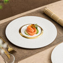 Axya Ceramic Dinner Plate Set Steak Sushi Sashimi Dish Restaurant Tableware