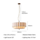 Axyaa Nordic Wabi Sabi Fabric Pendant Lamp Chandelier for Home Decor Lighting.