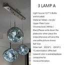 Axyaa Geometric LED Lava Pendant Light for Living Room, Bedroom, Bar