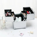 Axyaa Aluminum Train Case: Professional Makeup & Tool Storage, Portable & Spacious