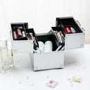 Axyaa Aluminum Train Case: Professional Makeup & Tool Storage, Portable & Spacious