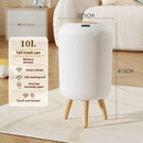 Axyaa Smart Sensor Wood Grain Trash Can: Automatic, Luxury, and Hands-Free Solution
