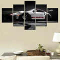 Axyaa Dark Aesthetic Cars Canvas Wall Art 5-Piece Set for Home Decor