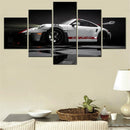 Axyaa Dark Aesthetic Cars Canvas Wall Art 5-Piece Set for Home Decor