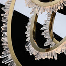 Axyaa Crystal LED Ceiling Light: Modern Designer Luxury Ceiling Lamp for Home Decoration
