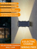 Axyaa Solar Wall Lamp, Outdoor Waterproof Up/Down Lighting, Balcony Yard Garden Decor