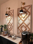 Axyaa Black Gold Luxury Nordic Up Down Wall Lamp Sconce E27