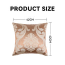 Axyaa European Jacquard Pillowcase 45x45cm - High Quality Sofa Cushion Cover