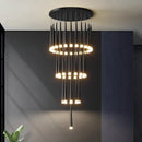 Axyaa Modern Stair Pendant Lights Chandelier LED Ceiling Lamp for Living Room