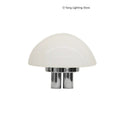 Axyaa Mushroom Milk White LED Table Lamp Retro Style Nordic Home Decor