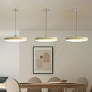 Axyaa Modern Green LED Saucer Pendant Lights for Dining Room and Home Decor
