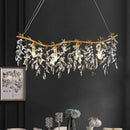 Axyaa Crystal Tree Chandelier: Elegant & Luxurious Restaurant Lighting
