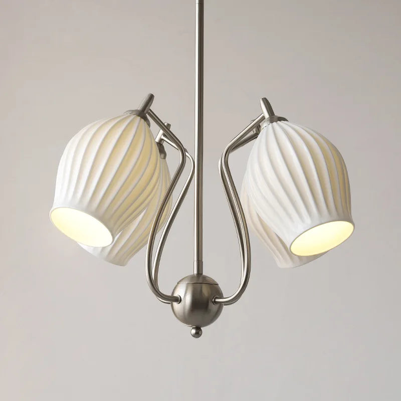 Axya Ceramic Art Chandelier: Simple Italian Aesthetic for Living & Dining Rooms