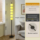 Axyaa Rainbow Candy Glass Balls LED Floor Lamp for Stylish Living Room Decor