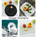 Axyaa Sink Mat: Soft Rubber, Anti-Slip, Heat Insulation, Quick Drain Pad