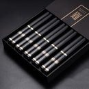 Axyaa Metal Chopsticks Set of 5 Pairs Reusable Korean Sushi Sticks Alloy Tableware
