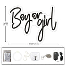 Axyaa Baby Neon Sign LED Lights, Gender Reveal Party Decoration