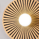 Axyaa Vintage Glass Wall Sconce LED Light for Bedroom Living Room Hotel